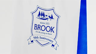 BROOK ブルーク 50周年記念ロゴマーク